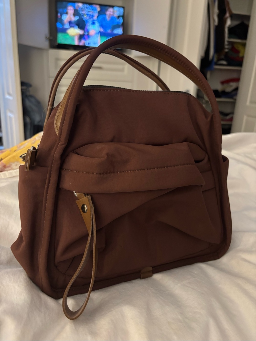 Women’s Brown crossbody bag - Stylish Everyday Shoulder Bag